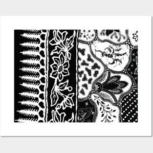 Paisley with Batik Pattern Posters and Art